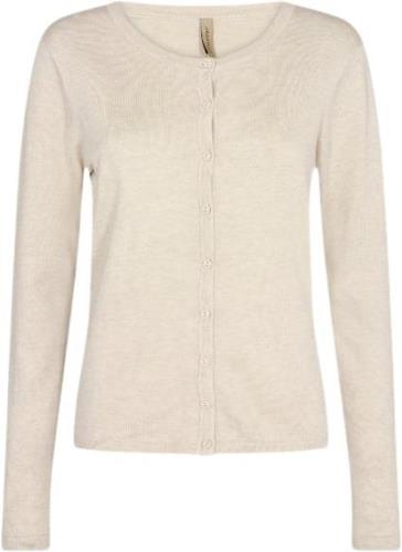 soyaconcept Scdollie 446 Cardigan Creme Kvinde 91620 Creme Cardigans S...