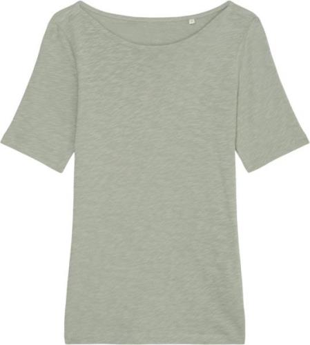 Marc O’Polo Tshirt, Short Sleeve, Boat Neck Kvinde Faded Mint Kortærme...