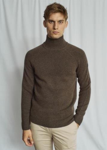 Bruun & Stengade BS Barbeau Regular Fit Knitwear Mand Brown Sweaters S...