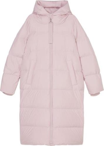 Marc O’Polo Puffer Coat, With Hood, Side Slits Kvinde Tinted Mauve Dun...