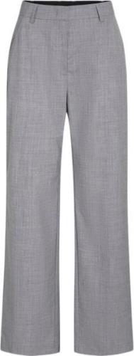 Heartmade ¤ Noma Pants HM ¤ Kvinde Grey Bukser Med Lige Ben Str 40 - h...