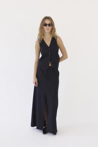 Designers Remix Scott Long Skirt Kvinde Blå Maxi Nederdele Str 40 - ho...