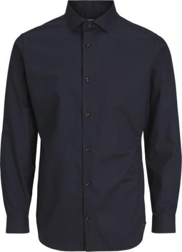 Jack & Jones Jprblaparker Shirt L/S Noos Mand Black/slim Fit Langærmed...