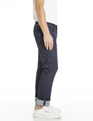 Replay Satoriale Demin Jeans Mand Blå Jeans Str 32/30 - hos Magasin