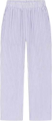 Grunt Tenna Striped Pant Str XL/16Y - Purple Bukser hos Magasin