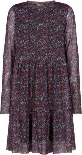 The New Fatma L_S Mesh Dress EXP Str 98-104 cm/3-4 år - Winetasting Kj...