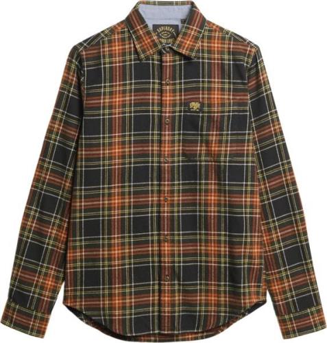 Superdry L/S Cotton Lumberjack Shirt Mand Bryce Check Black Langærmede...