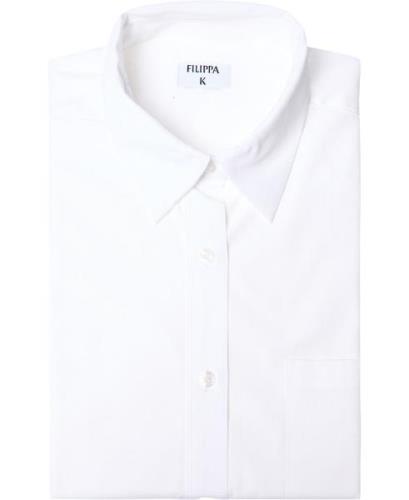 Filippa K Sammy Shirt Kvinde White Langærmede Skjorter Str 40 - hos Ma...