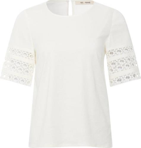 Rue de Femme ¤ Marcia Blouse RdF ¤ Kvinde Offwhite Kortærmede Bluser S...