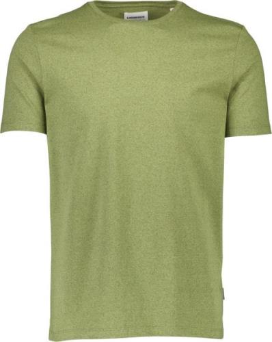 Lindbergh Mouliné Oneck tee S/S Mand True Army Mix Kortærmede T-shirts...