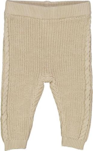 Müsli by Green Cotton Knit Chunky Pants Str 44 - Oat Bukser Bomuld hos...