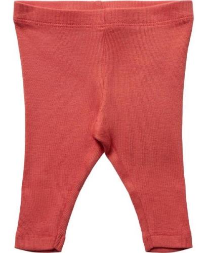 Wheat Rib Leggings Maddy Str 2 år / 92 cm - Candy Red Leggings Bomuld ...