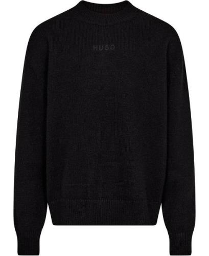 HUGO Seese Kvinde Sort Sweaters Str L - hos Magasin