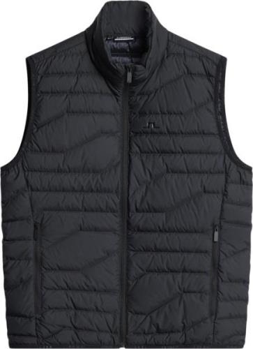 J. Lindeberg Cliff Light Down Vest Mand Sort Overgangsjakker Str L - h...