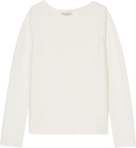 Marc O’Polo Pullover, Longsleeve, Roundneck Kvinde Salty White Sweater...