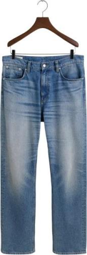 Gant Gant Straight FIT Jeans Mand Semi Light Blue Vintage Jeans Str 34...