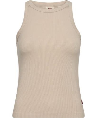 Levi's Dreamy Tank Brazilian Sand Kvinde Hvid Tanktoppe Str L - hos Ma...