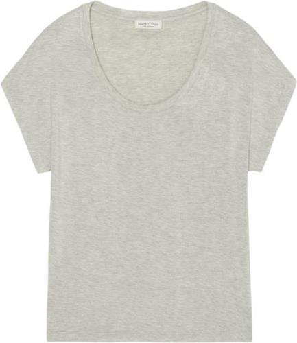 Marc O’Polo Tshirt, Short Sleeve, Deep Round n Kvinde Summer Grey Mela...