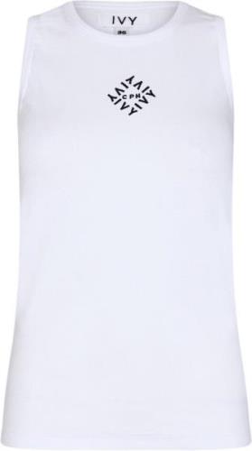 IVY Copenhagen Ivyrita Tank top Kvinde White Tanktoppe Str 40 - Bomuld...