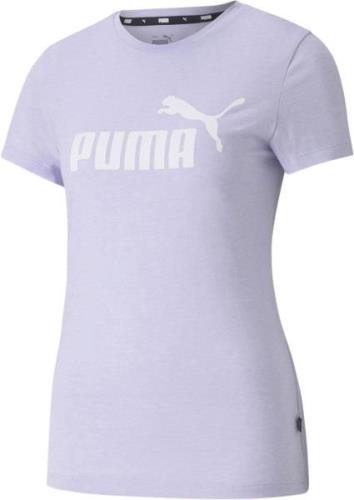 Puma Ess Logo Heather Tshirt L - Trænings T-shirts hos Magasin