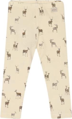 PETIT PIAO Legging Printed Str 80 cm - Deer Aop Leggings Bomuld hos Ma...