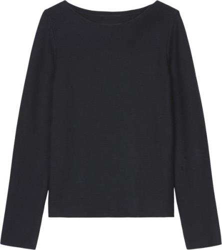 Marc O’Polo Pullover, Longsleeve, Roundneck Kvinde Deep Blue Sea Sweat...