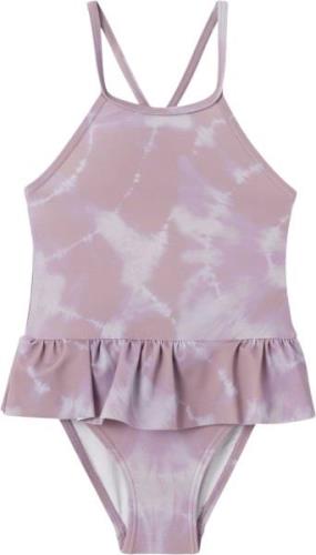 Lil' Atelier Nmffabia Swimsuit LIL Str 98 - Violet Ice Bukser hos Maga...