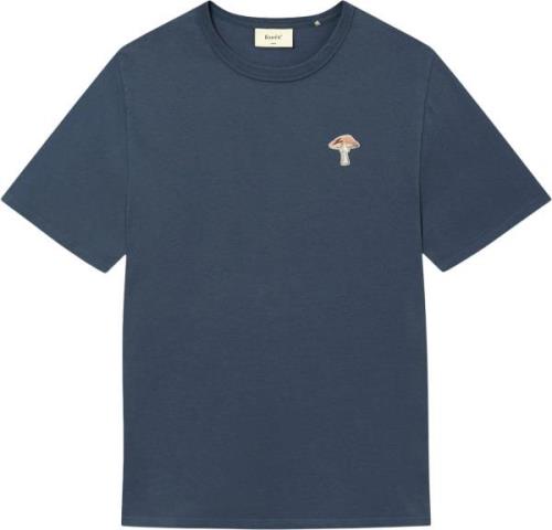 Forét Mush Tshirt Mand Navy Kortærmede T-shirts Str L - hos Magasin