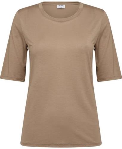 Filippa K Elena Tee Kvinde Sandstone Kortærmede T-shirts Str L - hos M...