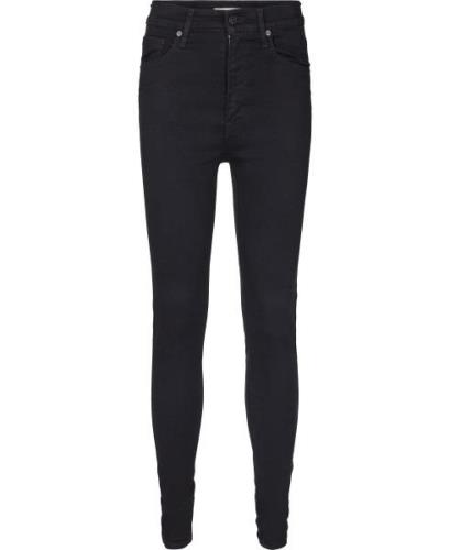 Levi's Mile High Super Skinny Jeans Kvinde Sort Skinny Jeans Skinny Fi...