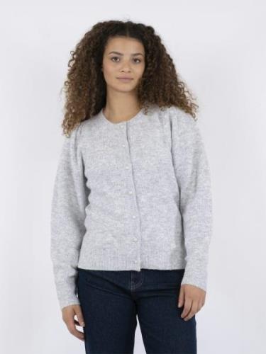 Neo Noir Nuna Knit Cardigan Kvinde Light Grey Melange Sweaters Str 40 ...