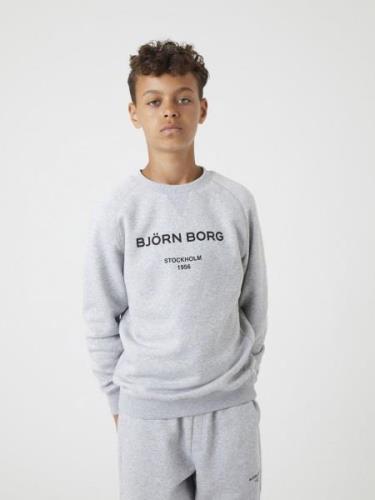 Björn Borg Logo Crew Sweatshirt 134-140 - Trænings T-shirts hos Magasi...