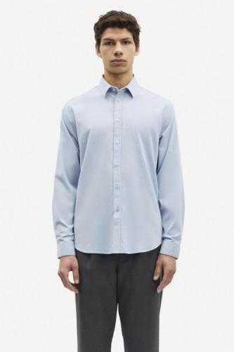 Samsøe Samsøe Saliam NX Shirt 10504 Mand Subdued Blue Langærmede Skjor...