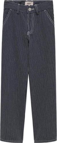 ONLY Kogmerle Straight Stripe Pant PNT Str 158 - Night Sky/white Bukse...