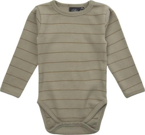 Sofie Schnoor Body Str 2 år / 92 cm - Dusty Green Langærmede Bodies ho...