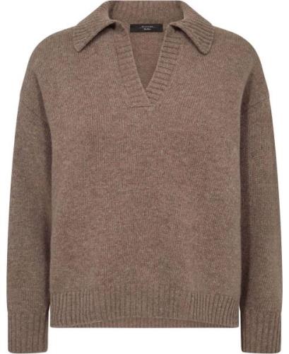 Weekend Max Mara Agre Kvinde Grå Sweaters Str L - hos Magasin