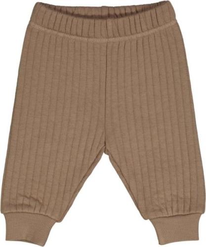 Müsli by Green Cotton Cotton Quilt Pants Str 44 - Walnut Bukser Bomuld...