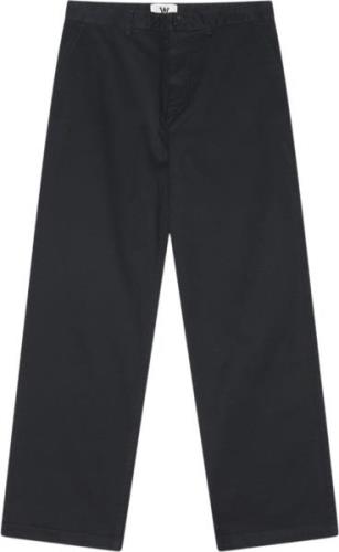 Wood Wood Silas Classic Trousers Mand Black Chinos Str 29 - Bomuld hos...