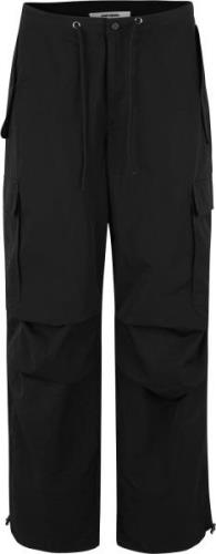 Oval Square Oscash Cargo Pants Kvinde Black Bukser Med Lige Ben Str L ...