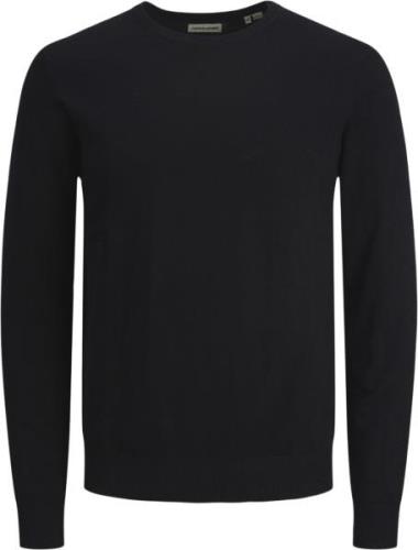 Jack & Jones Jjeemil Knit Crew Neck Noos Mand Sort Sweaters Str L - ho...