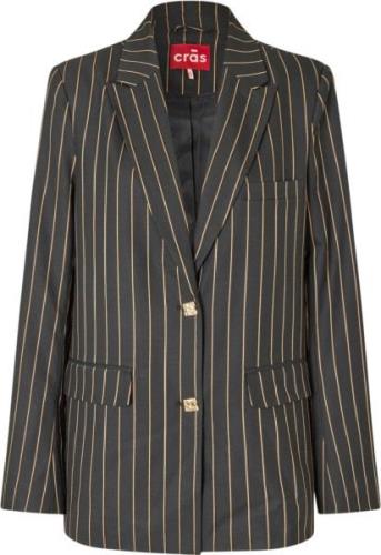 Cras Dianacras Blazer Kvinde Camel Pinstripe Blazere Str 40 - hos Maga...