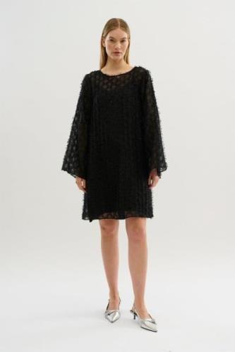 Karen by Simonsen Kbrubina Dress Kvinde Meteorite Midi Kjoler Str 40 -...