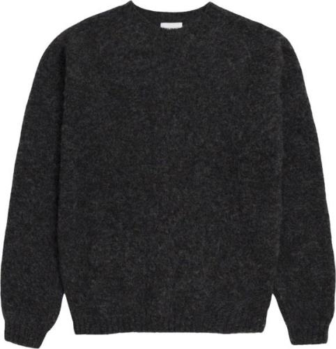 Norse Projects Birnir Brushed Lambswool Mand Grå Sweaters Str L - hos ...