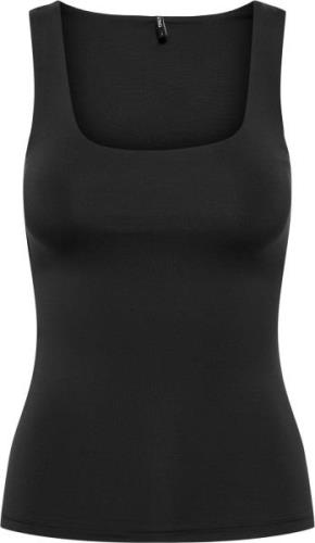 ONLY Onlea S/L 2ways FIT TOP JRS Noos Kvinde Sort Tanktoppe Str L - ho...