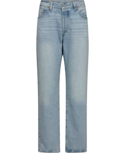 Levi's 501 90S Ever Afternoon Kvinde Blå Straight Jeans Loose Fit Str ...