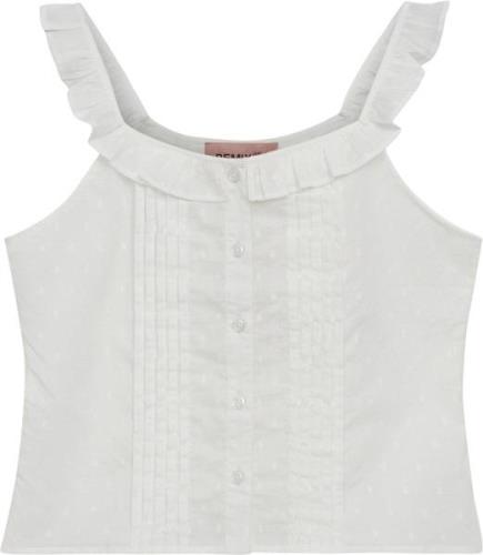 Designers Remix Girls G Velma Top Kvinde Hvid Tanktoppe Str 152 cm / 1...