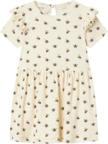 Lil' Atelier Nmfgavo KEF SS Dress LIL Str 98 - Turtledove Kjoler hos M...