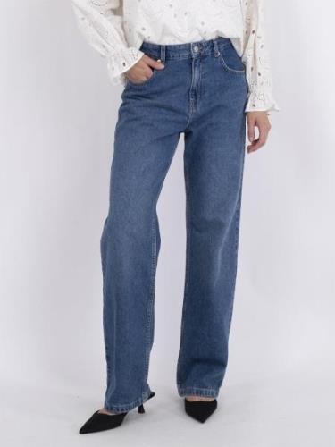 Neo Noir Simona D Pants Kvinde Blue Straight Jeans Str 36 - Denim hos ...