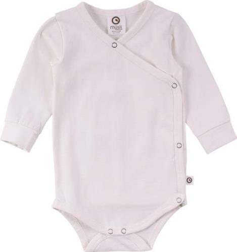 Müsli by Green Cotton Mini me Body Str 44 - Cream Langærmede Bodies ho...