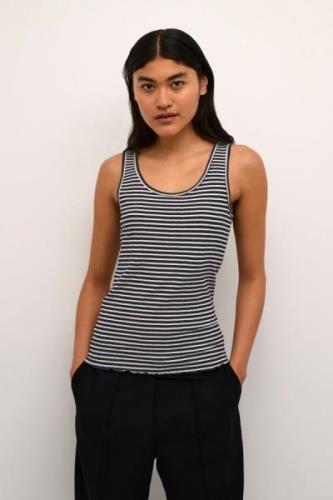 Karen by Simonsen Candacekb Striped Tank Top Kvinde Night Sky/egret St...